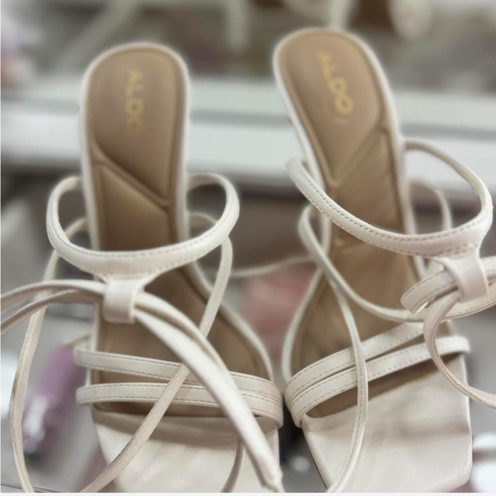 ALDO Women's Elegant Cream Heels